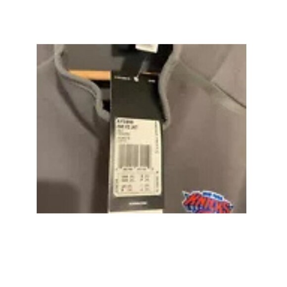 Adidas Mens New York Knicks Full Zip Warmup Jacket Size 2XL Gray with Team Logo - Picture 4 of 8
